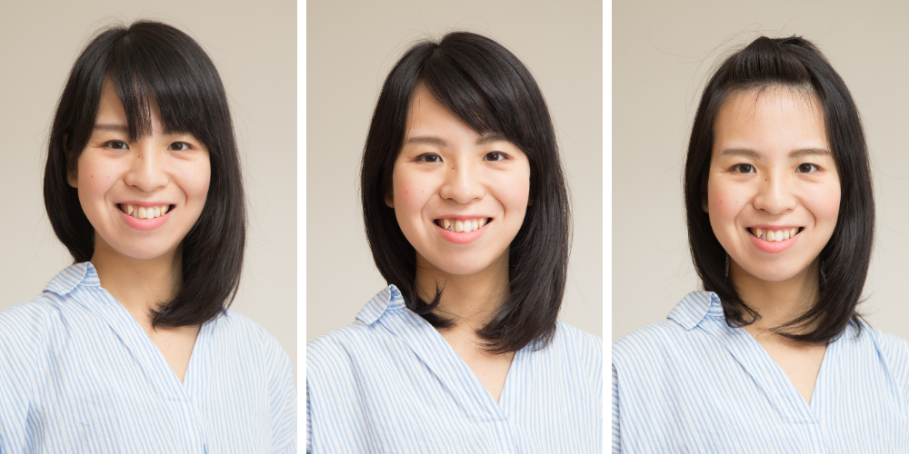 写真写りが良くなる髪型のコツ 女性のヘアスタイル4つのポイント 札幌の家族写真 プロフィール写真の出張カメラマン 中谷千尋